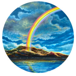 The end of the rainbow... 12"x12"