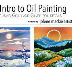 Tuesday Evenings - Intro to Oil Painting with Gold and Silver details...