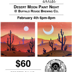 Desert Moon Paint Night - at Buffalo Rouge Brewing Co.