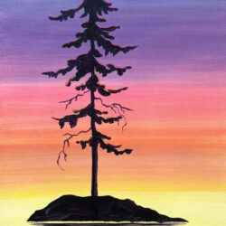 Tall Tree - Live Painting